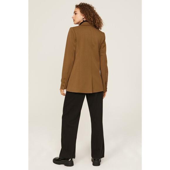 Favorite Daughter The Suits You Olive Khaki Double Breasted Blazer Jacket Size M - Picture 3 of 15